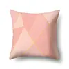 Funda de Almohada de Poliéster Decoración de Coche Funda de Almohada Impresa para el Hogar Funda para Cojín de Cintura Cojín de Coche Funda para Cojín de Mesita de Noche QTA17