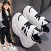 Zapatilla Infantil de Piel Impermeable Nueva Primavera y Otoño 2024 Suela Suave Zapatos Casuales para Niños Zapatos de Correr para Niños Grandes Niñas