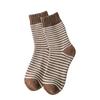 Meias de Toalha Femininas, Meias Grossas Quentes Listradas de Cano Médio para Outono e Inverno, Meias de Terry Melard, Meias Femininas Atacado