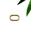 Anillo de resorte O-ring dorado de múltiples tamaños, herrajes, accesorios para equipaje, gancho, anillo de resorte