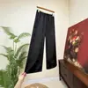 Pantalones Casuales de Jacquard Estilo Chino Nuevo Zhi Li para Mujer, Nuevo Modelo Primavera 2026, Color Sólido, Estilo Nacional, Pantalones Relajados y Versátiles