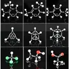 Ensino Fundamental e Médio Química Inorgânica Modelo Molecular Estrutura Molecular Modelo em Escala Bola e Vareta Equipamento Experimental Demonstração de Cristais Retrátil