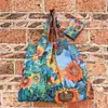 Bolso Estilo Pintura al Óleo de Van Gogh, Capacidad Extra Grande, Bolsa de Compras Plegable, Bolsa de Dibujos Animados Ecológica para Supermercado, Bolsa para la Compra, Bolsa de Almacenamiento