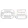 Adequado para Modelos Jeep Wrangler 18-24, Acessórios Decorativos para Moldura de Luz de Leitura em ABS