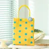 Bolsa de Mão Nuvem Plissada de Bolinhas para Meninas, Presente de Aniversário Infantil, Bolsa Pequena Versátil de Ombro Transversal Desenho Animado