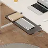 Tablero de Extensión para Escritorio Oficina Escritorio Perforación-Gratis Ampliación Extensión Artefacto Escritorio de Computadora Plegable Bandeja para Teclado