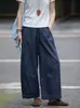 Pantalones de Mezclilla Anchos Retro con Cordón para Mujer, Nuevo Estilo Verano 2026, Cortos de Corte Holgado, Pantalones Rectos Tipo Zanahoria Adelgazantes