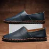Zapatos Casuales para Hombre Zapatos Europeos y Americanos para Hombre Zapatos de Moda Perezosos de Caña Baja Transpirables Zapatos para Conducir Hombres Transfronterizos Talla Grande Zapatos de Cuero para Hombres