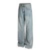 Novas Calças Casuais Masculinas Estilo Coreano 2025 Calças Jeans Lavado Jovens Populares Venda por Atacado de Fontes Diretas