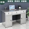Mesa de trabalho para oficina de purificação, laboratório médico e console com gaveta, feita de aço inoxidável 304