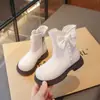 Botas de Princesa con Lazo de Perlas para Niñas 2026 Primavera/Otoño Nuevas Botas Martin Cómodas de Suela Suave para Niños Pequeños, Medianos y Grandes Botas de Cuero