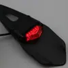 Fender Trasero Modificado para Motocicleta Todoterreno Luz de Freno Led Luz de Cola de Freno Triángulo Impermeable para Vehículo Eléctrico Luz de Matrícula