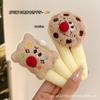 Pinza para el pelo de esponja de cachorro de dibujos animados para mujer, pinza para flequillo lateral delantero, pinza BB grande para cabello suelto, pinza para el pelo de niños, accesorio para el cabello