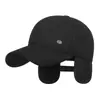 Chapéu para Homens de Meia-Idade, Boné de Algodão Quente com Forro de Fleece, Boné de Beisebol com Proteção para as Orelhas para Meia-Idade e Idosos, Chapéu de Bico de Pato à Prova de Frio para Outono e Inverno para Idosos