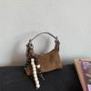 Bolso de Axila de Aspecto Retro de Alta Calidad para Mujer 2025 Otoño Nueva Moda Nicho Bolso Dumpling Estilo Extranjero Bolso de Hombro Único Cruzado