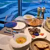 Tazón de paja con patrón de roca de cerámica, tazón creativo para ensalada de frutas con borde, tazón de sopa estilo occidental, vajilla de alta gama para hoteles y clubes