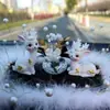 Decoraciones Creativas de Alta Gama Seleccionadas Cuidadosamente para el Interior del Coche con un Modelo de Diosa Ciervo Pequeño para el Tablero