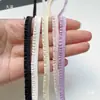 Encaje elástico con volantes de 6 mm y 10 mm, accesorios para ropa de muñeca, borde de puño para ropa infantil, manualidades