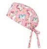 Gorro Quirúrgico para Mujer de Algodón Estampado para Enfermera de Sala de Operaciones Esmerilado para Postparto Quimioterapia Cobertura para la Cabeza Gorro Dental Oral para Doctor Hombres