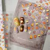 Nueva Tecnología 5D Pegatinas para Uñas Fábrica Lindas Rococo Dulce Mascota Conejo Arte de Uñas Pegatinas en Relieve Pegatinas 3D para Rostro