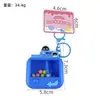 Máquina de pegar bichos de pelúcia de hobby chaveiro de máquina de pegar bichos de pelúcia de mão brinquedo de estudante chaveiro de mini máquina de pegar bichos de pelúcia pingente de mochila