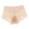 V. Beijo Japonês Sexy Masculino jj Conjunto de Meias de Seda Cueca Renda Ultrafina Sem Costura Cuecas Malha Respirável