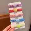 Elástico de cabelo infantil corda de cabelo para bebê cabeça de bola não machuca o cabelo anel de cabelo meninas acessórios de cabelo de alta elasticidade com rabo de cavalo