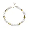 Amazon Transfronterizo Europeo y Americano Joyería Serie Perlas Collar Regalo de Alta Gama Collar de Perlas Barrocas para Mujer Combinación