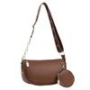 Estilo de moda bandolera para mujer transfronteriza Bolso de mujer retro nicho bolso de pu para mujer gran capacidad bandolera de comercio exterior