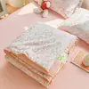 Colcha de Gaze Dupla Camada de Algodão Lavado Classe A, Núcleo de Colcha para Ar Condicionado, Colcha Refrescante de Verão, Colcha Fina de Verão, Solteiro/Casal, Lavável à Máquina, Colcha de Presente