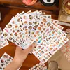 Yuxian Paisajismo Stickers de Comida Serie Casa Deliciosa Estilo Antiguo Material Versátil Manualidad Decoración DIY Guka Collage