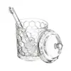 Pote de Mel de Vidro com Pinça Favo 270ml - Lyor