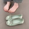 Sapatilhas de balé Gentle Fairy Primavera 2025 Laço francês doce com aumento da saia Sapatos de vovó