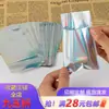 Sacos de folha de alumínio a laser espessados em estoque para atacado, sacos plásticos para embalagem de presentes, sacos para crachás, sacos surpresa, sacos OPP autoadesivos