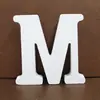 Adornos de madera blanca con letras y números ingleses decoración para el hogar bodas accesorios para fotografía suministro directo de fábrica en stock
