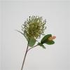 Flor artificial estilo europeu ramo único cauda de raposa pequena almofada de agulha flor artificial decorações de mesa de sala de estar varanda adereços de câmera