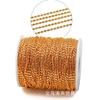 Accesorios para Joyería DIY Cadena de 1.5mm Colgante para Joyería Pulsera Cadena de Salchicha Collar de Bambú Cadena de Eslabones Materiales Hechos a Mano