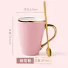 Estilo europeu pequena caneca de luxo galvanizada presente Phnom Penh café chá da tarde cerâmica menina copo de água potável masculino