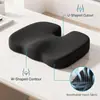 Almofada Ergonômica para Cadeira de Escritório de Espuma Viscoelástica de Reação Lenta com Suporte Lombar, Almofada para Glúteos, Suporte Lombar para Carro - Amazon Transfronteiriço