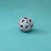 Cuentas Espaciadoras de Bola Trenzada de 16 mm Plata Pura S999 Retro Viejo Tallado Calado Flor de Hortensia Cuentas de Plata Juguete DIY Accesorios para Pulseras