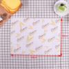 Fabricante Grado Alimenticio Desechable Papel para Plato Recubierto a Prueba de Aceite Horneado Hamburguesa Sándwich Tostada Papel para Envolver Personalización