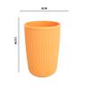 Taza Vertical de Paja de Trigo y PP con Textura Vertical de Alto Valor de Color Taza de Agua para el Hogar Taza de Plástico Engrosada Ecológica Taza Simple para Gargarear Taza para Lavar