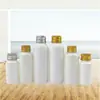 Lugar 20 30 60ml botellas de plástico oscuras botellas separadas tapa de aluminio botella botella de reactivo botella de líquido Botella blanca pequeña para medicamentos