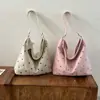 Bolso de hombro de lunares de nicho estilo coreano para mujer, gran capacidad, bolso tote otoño 2026, bolso cruzado para salidas diarias