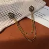 Broche de Cadena Vintage Minimalista Nuevo para Mujer, Broche de Girasol de Bronce, Accesorio Unisex para Traje y Abrigo al por Mayor