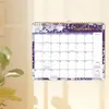 Calendario de Pared Amazon Planificador Mensual Diario 2025-26 Páginas Desplegables Montado en Pared Estampado en Oro Tamaño Grande