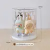 Caixa de Exibição Labubu Pingente de Boneca de Pelúcia Vitrine Bubble Mart Rack de Exibição de Caixa Surpresa Feito à Mão Armazenamento