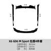 Adecuado para Bmw X6 G06 m Sport 2019+ Labio Frontal, Alerón Trasero, Deflector de Viento, Faldón Lateral, Modificación de Kit de Carrocería