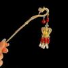 Popular horquilla de borla de estilo antiguo Linterna luminosa palillos Hada de la corte de loto Hanfu paso sacudir palillos tocado accesorios para el cabello