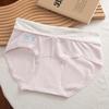 "Chá Branco nos Sonhos" Classe Algodão Bebê Roupa Íntima Meninas Mulheres 2025 Novo 10A Antibacteriano Verão Shorts Triângulo